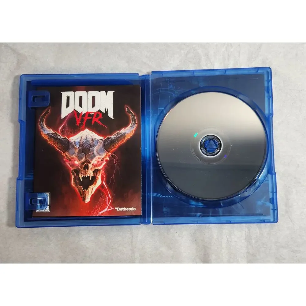 PS4 Doom And Doom VFR CIB (Bethesda, 2016, 2017) Pre-owned